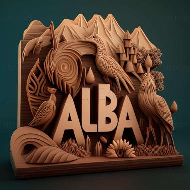 3D модель Альба: приключения в дикой природе (STL)